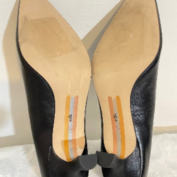 Sam Edelman Woman Black Leather RIKA Slip-On Pump Size: 8.5M - Picture 5 of 6